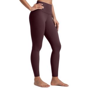CRZ YOGA Butterluxe Yoga Leggings 28” – High Waisted Womens Workout Lounge Pants Buttery Soft(Ripe Plum)