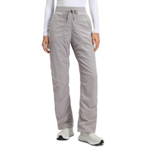 CRZ YOGA Fleece Lined Athletic Pants for Women 30″ – Water Resistance Thermal Casual Work Winter Outdoor Joggers Warm(Dark Chrome)