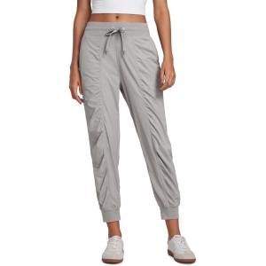 CRZ YOGA Lightweight Workout Joggers for Women 26″/28.5″/30.5″ – Outdoor Running Casual Pants with Pockets(Dark Chrome)