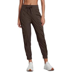 CRZ YOGA Lightweight Workout Joggers for Women 26″/28.5″/30.5″ – Outdoor Running Casual Pants with Pockets(Hot Fudge Brown)