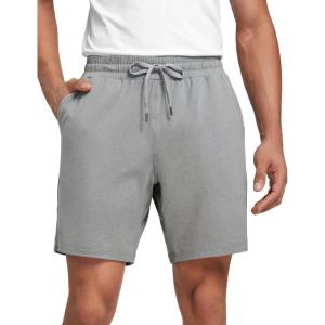 CRZ YOGA Mens Cloud Jersey Sweat Shorts 7″ – Lightweight Soft Breathable for Casual Workout Lounge with Pockets(Sterling)