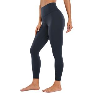 CRZ YOGA Womens Butterluxe High Waisted Yoga Leggings 25″ – Double Seamed Buttery Soft Comfy Athletic Gym Workout Pants(True Navy)