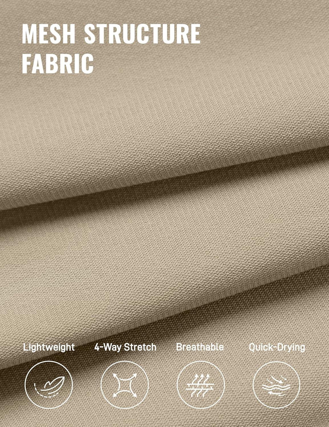 imageCRZ YOGA Athletic Joggers for Men 31quot Lightweight Running Training Pants with Zip Pockets and Ankle ZippersKhali Barley