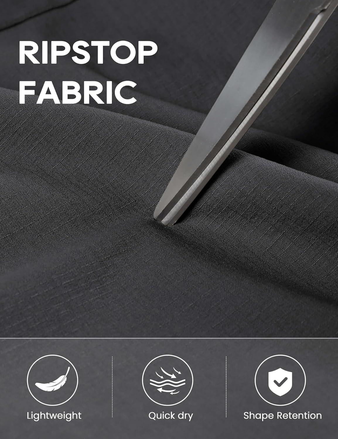 imageCRZ YOGA Athletic Joggers for Women 275quot Lightweight Travel Outdoor Hiking Pants with PocketsInk Gray