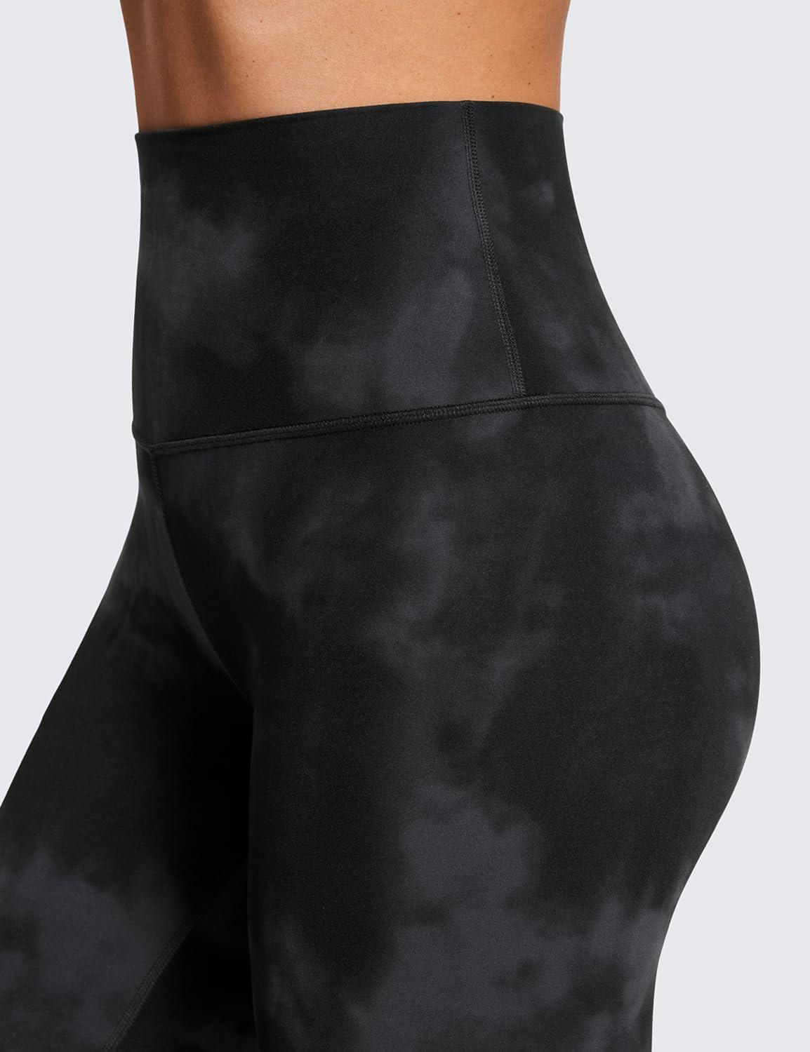 imageCRZ YOGA Butterluxe Biker Shorts 8quot High Waisted Gym Workout Running Volleyball Spandex Yoga WomensBlack Tie Dye Flowers