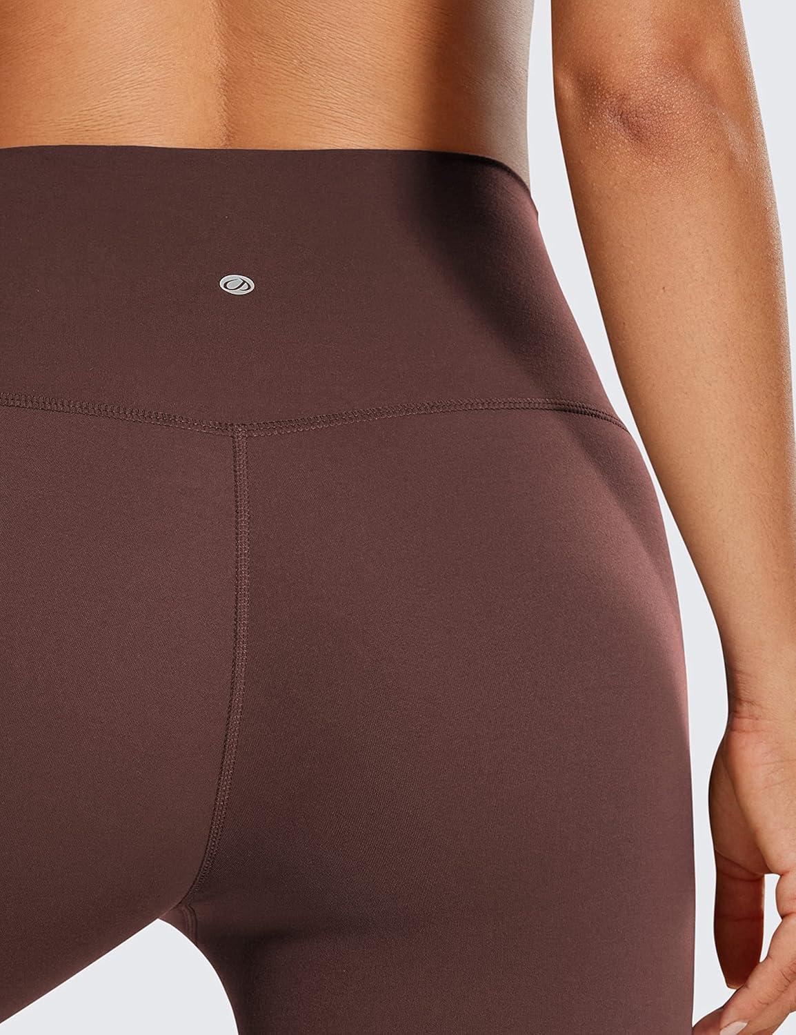 imageCRZ YOGA Butterluxe Biker Shorts 8quot High Waisted Gym Workout Running Volleyball Spandex Yoga WomensTaupe