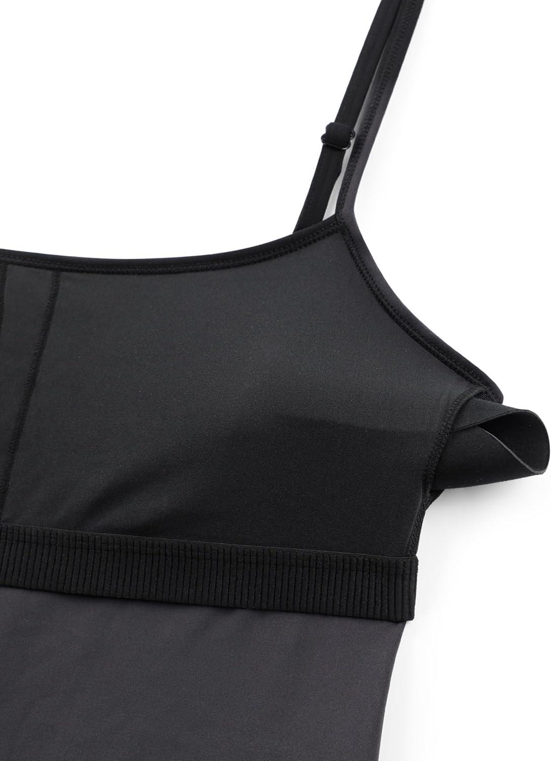 imageCRZ YOGA Butterluxe Cami Strap Rompers for Women Adjustable Sleeveless One Piece Yoga Jumpsuits Bodysuit Shorts PaddedBlack Tie Dye Flowers