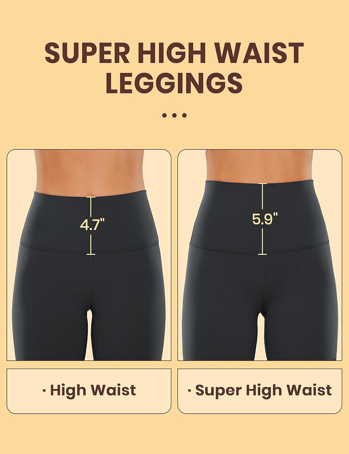 imageCRZ YOGA Butterluxe Super High Waist Biker Shorts 6quot Yoga Workout Womens Buttery Soft Over BellyMelanite