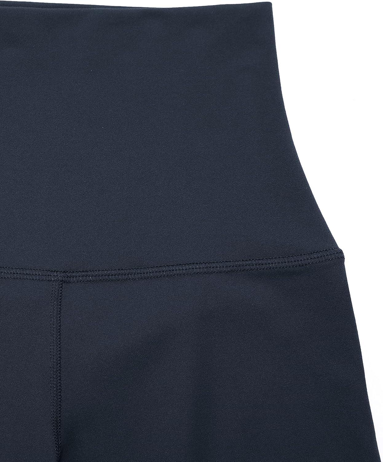 imageCRZ YOGA Butterluxe Super High Waist Biker Shorts 6quot Yoga Workout Womens Buttery Soft Over BellyTwilight Blue