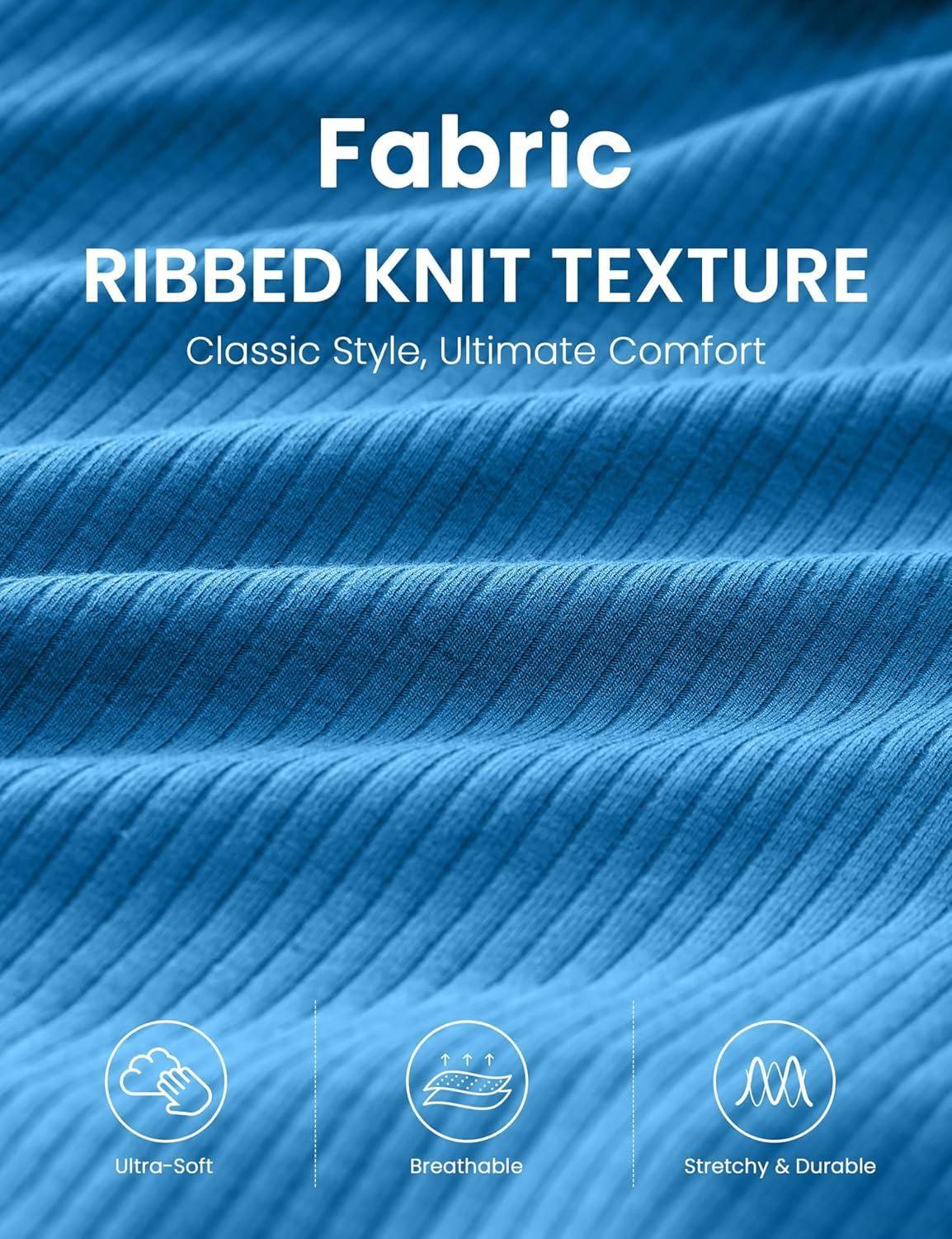 imageCRZ YOGA Comfy Ribbed Sweat Shorts for Women 3quot High Waisted Lyocell for Casual Lounge Athletic Jersey with PocketsSupersonic Blue