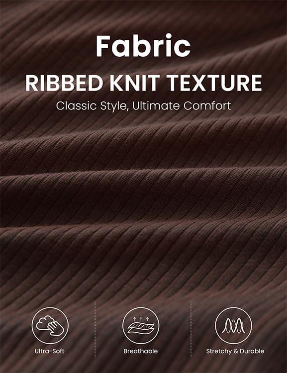 imageCRZ YOGA Comfy Ribbed Sweat Shorts for Women 3quot High Waisted Lyocell for Casual Lounge Athletic Jersey with PocketsTaupe