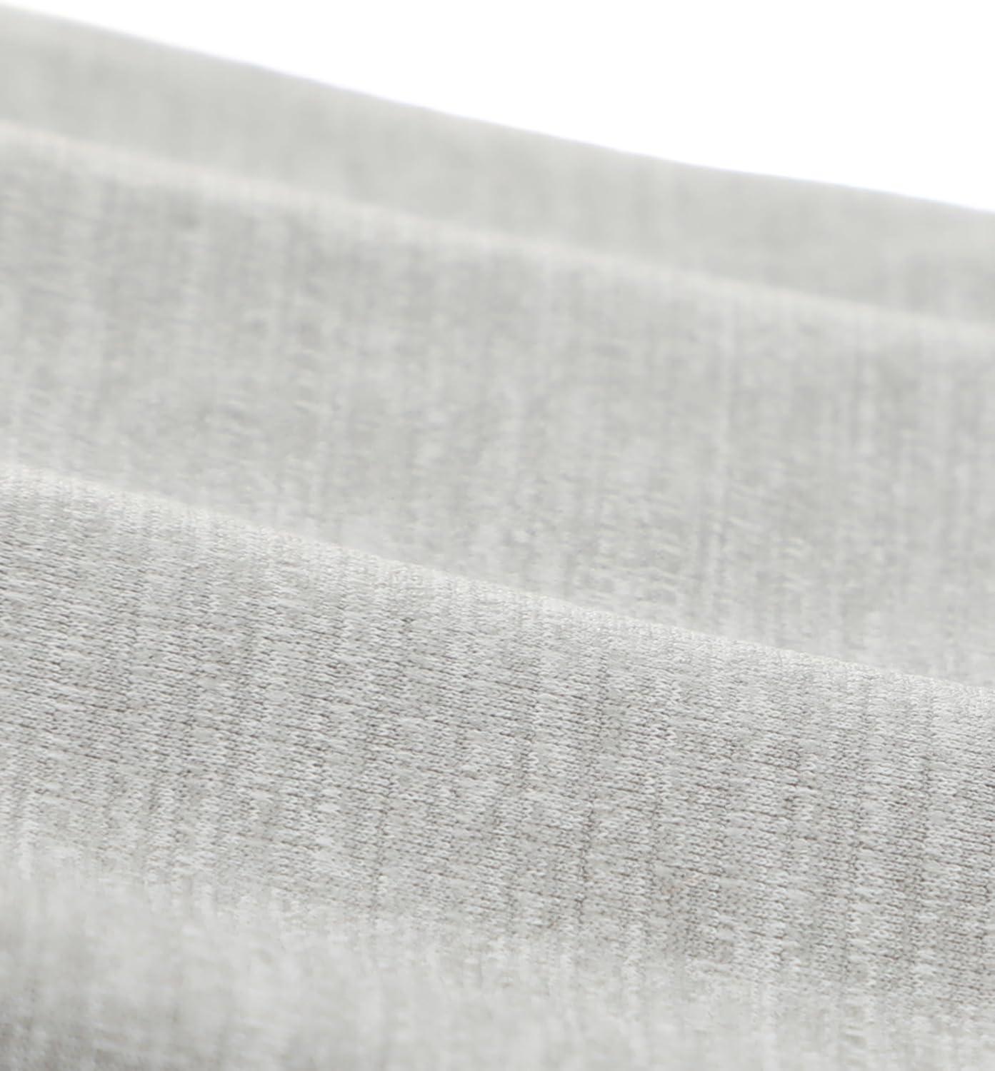 imageCRZ YOGA Crewneck Workout Long Sleeve Shirts for Men Quick Dry Running Athletic TShirts Lightweight Basic TopsLight Gray Heather