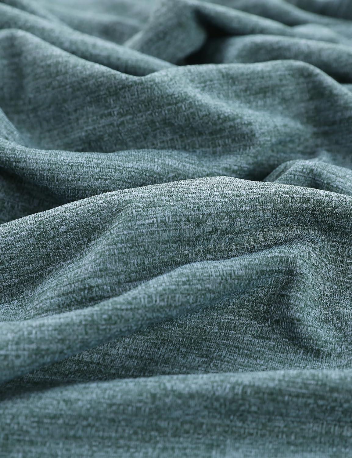 imageCRZ YOGA Crewneck Workout Shirts for Men Quick Dry Running Athletic TShirts Lightweight Basic TopsSmoked Spruce Heather