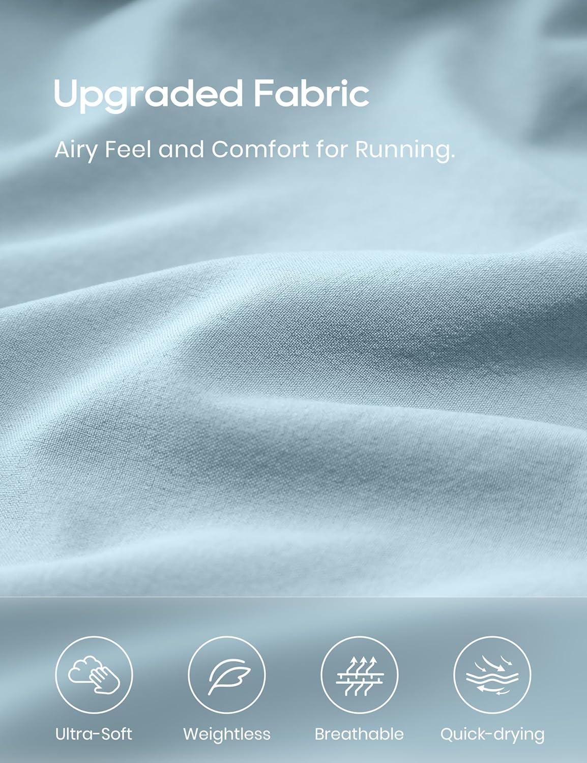 imageCRZ YOGA Dolphin Athletic Shorts for Women 5quot High Waisted Quick Dry for Running Workout Gym Track with Zip PocketLight Grayish Blue