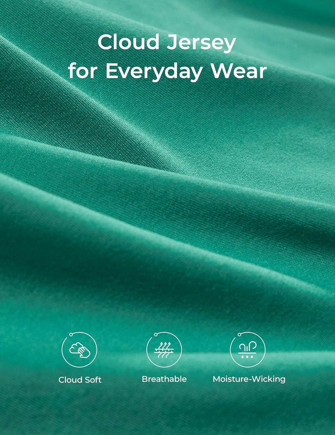 imageCRZ YOGA Girls Cloud Jersey Short Sleeve Casual Polo Shirts School Uniform Tennis Golf Hip Length Side Splits Kids TeenCascadia Green