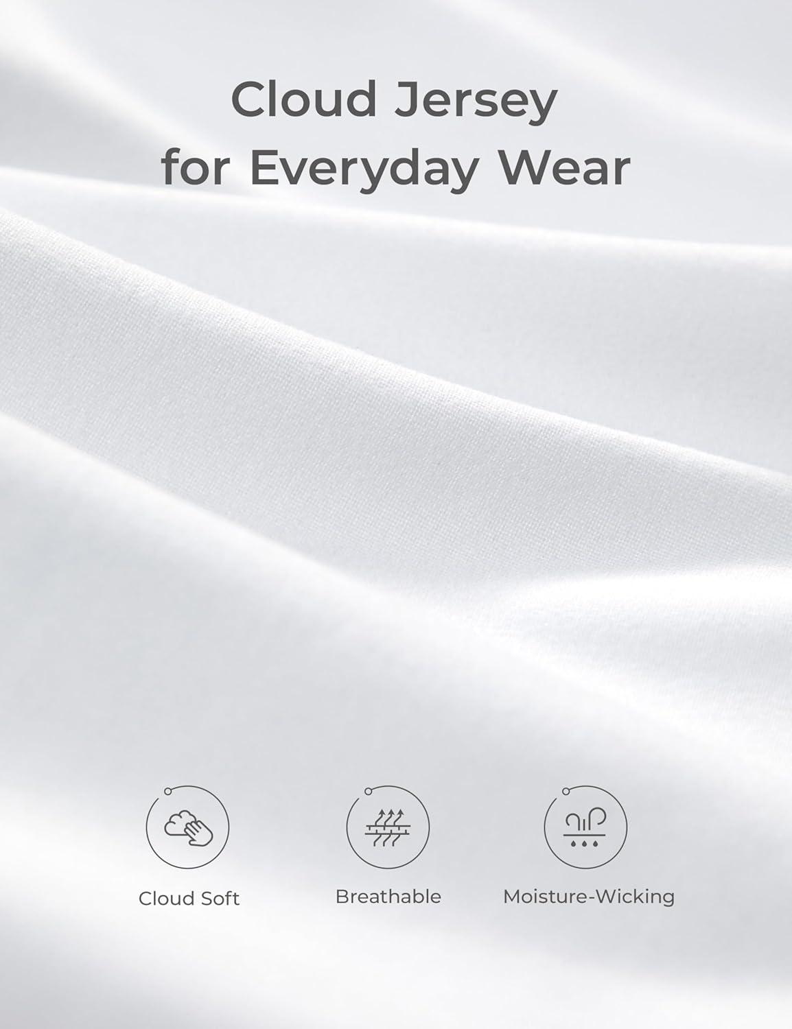 imageCRZ YOGA Girls Cloud Jersey Short Sleeve Casual Polo Shirts School Uniform Tennis Golf Hip Length Side Splits Kids TeenWhite