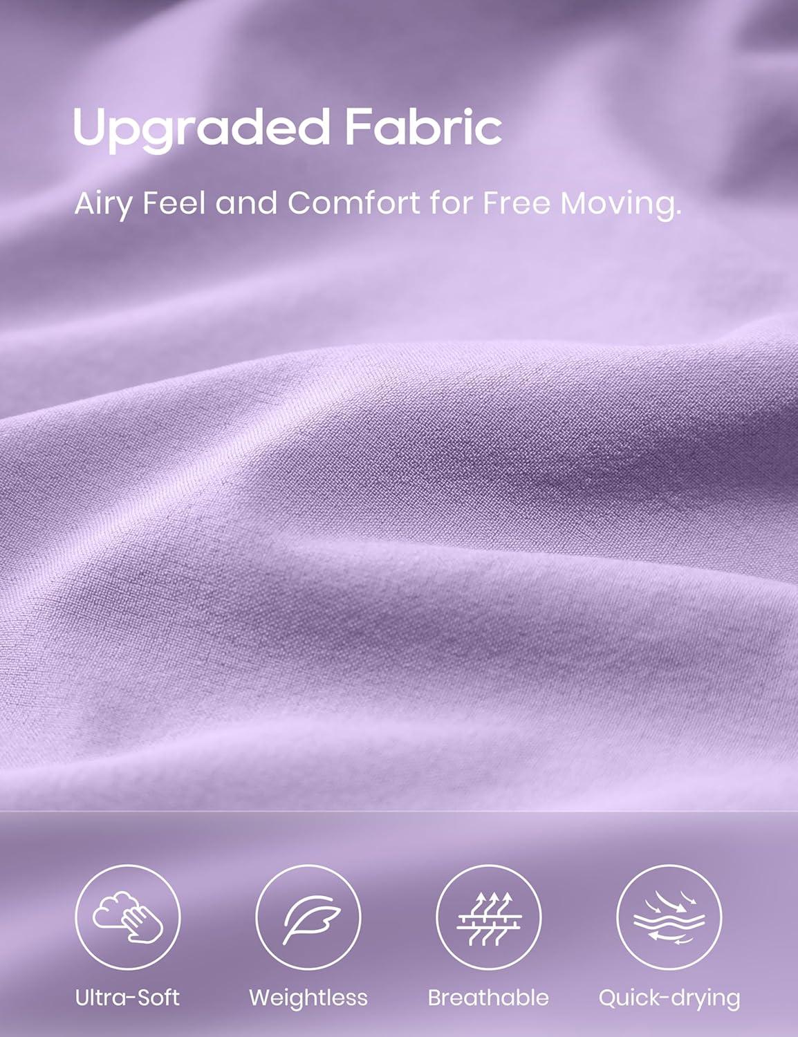 imageCRZ YOGA High Waisted A line Golf Skirts for Women Mini Lined Tennis Casual Work Skorts with 3 PocketsLilac