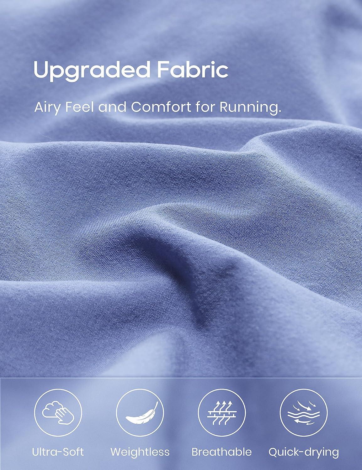 imageCRZ YOGA High Waisted Running Shorts for Women 25quot Mesh Liner Quick Dry for Workout Sport Athletic with Zipper PocketPeriwinkle Purple