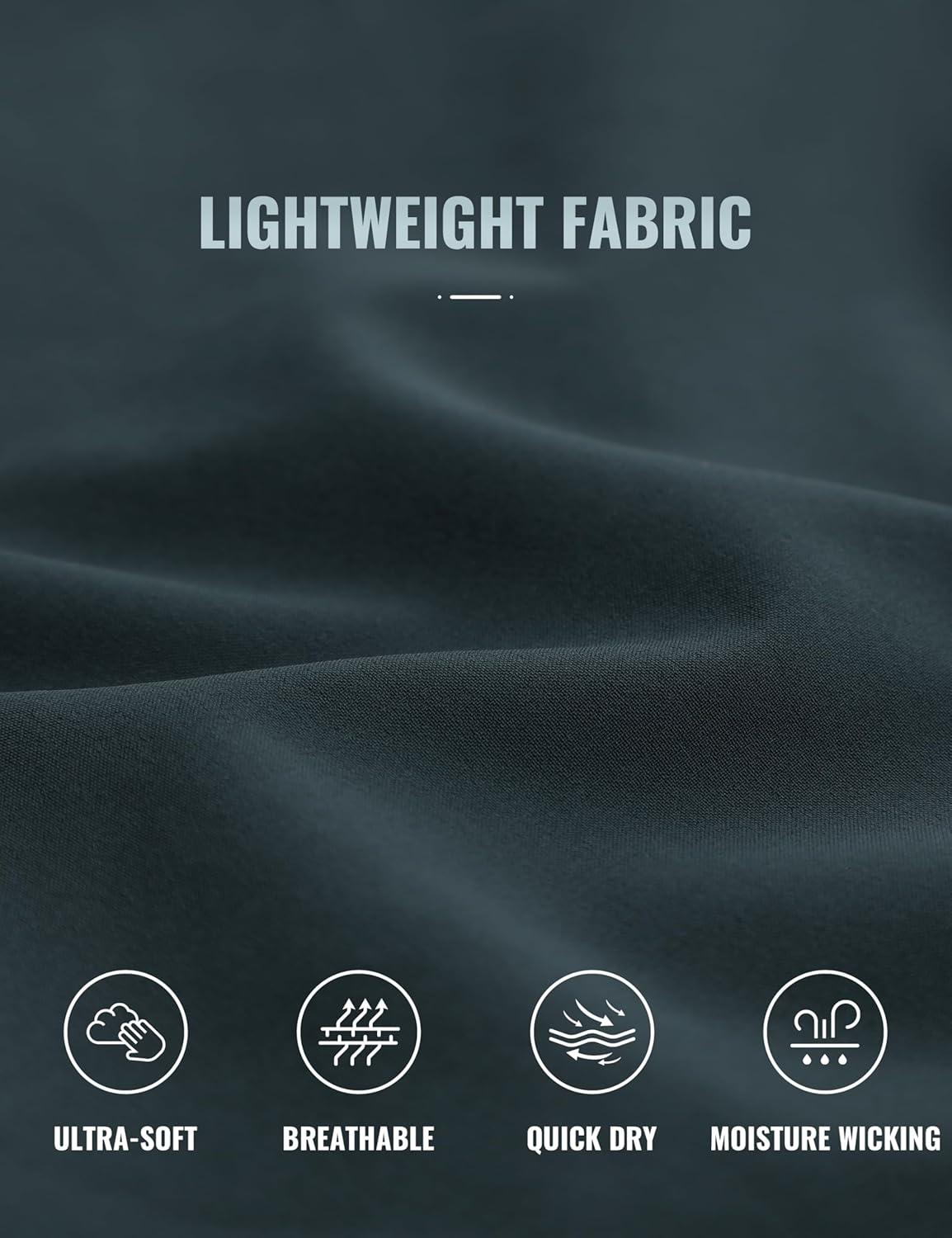 imageCRZ YOGA Mens 2 in 1 Running Shorts 5quot Lined Workout Quick Dry for Workout Sports Athletic with PocketsMelanite