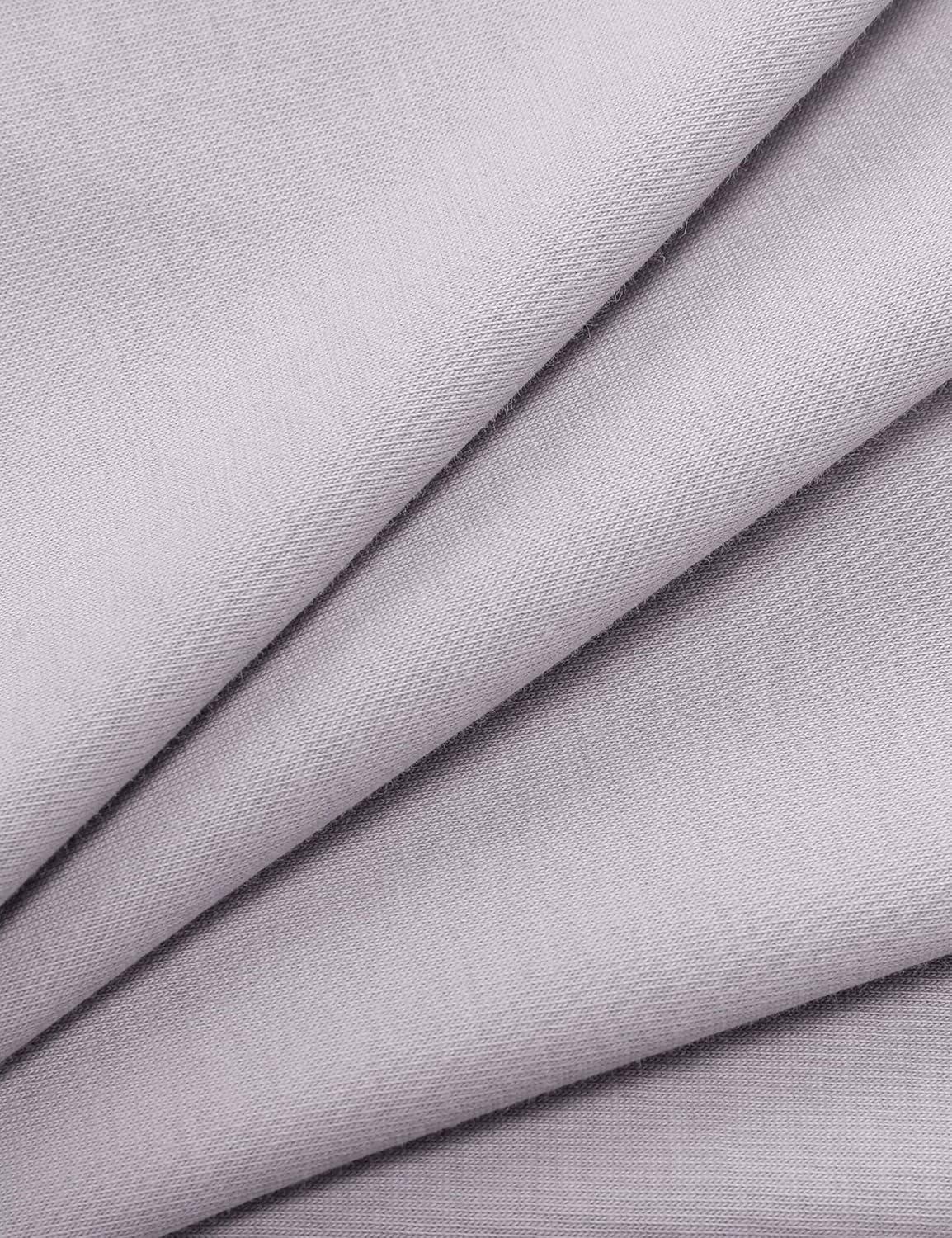 imageCRZ YOGA Mens Cotton Polyester Short Sleeve TShirt Classic Fit Casual Workout Tops Soft Premium TeeGull Gray