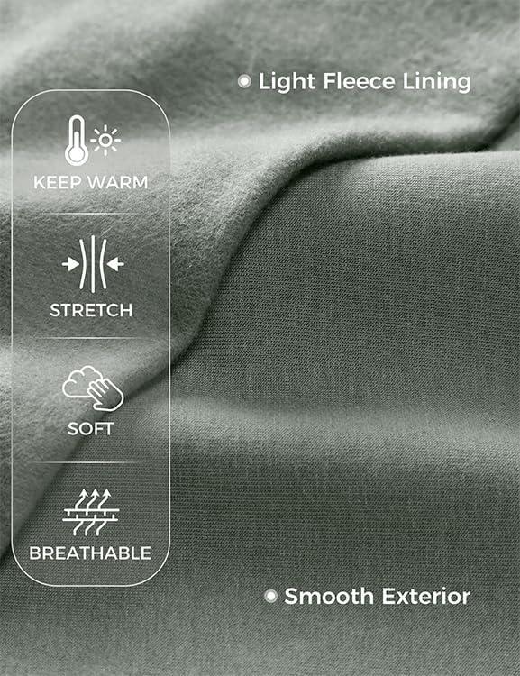 imageCRZ YOGA Mens Fleece Hoodies Basic Casual Hooded Sweatshirts Long Sleeve Pullover Workout Tops with PocketGrey Sage