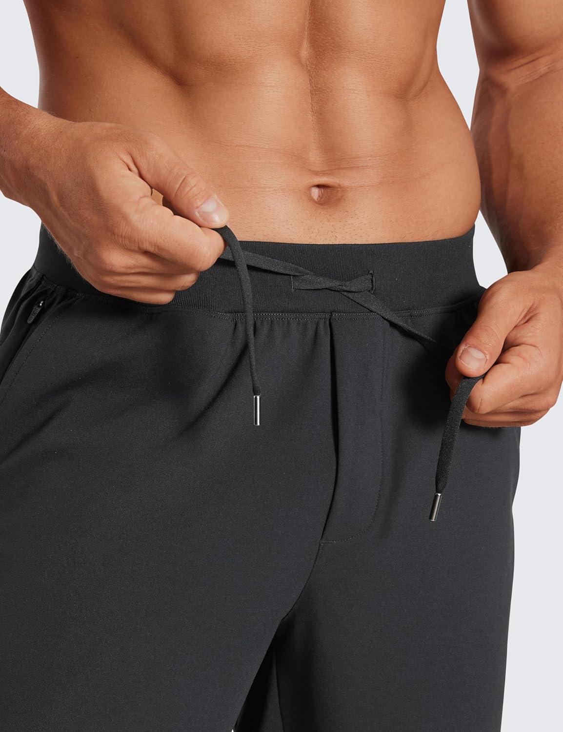 imageCRZ YOGA Mens FourWay Stretch Workout Shorts 5 Soft Durable for Casual Athletic with PocketsInk Gray