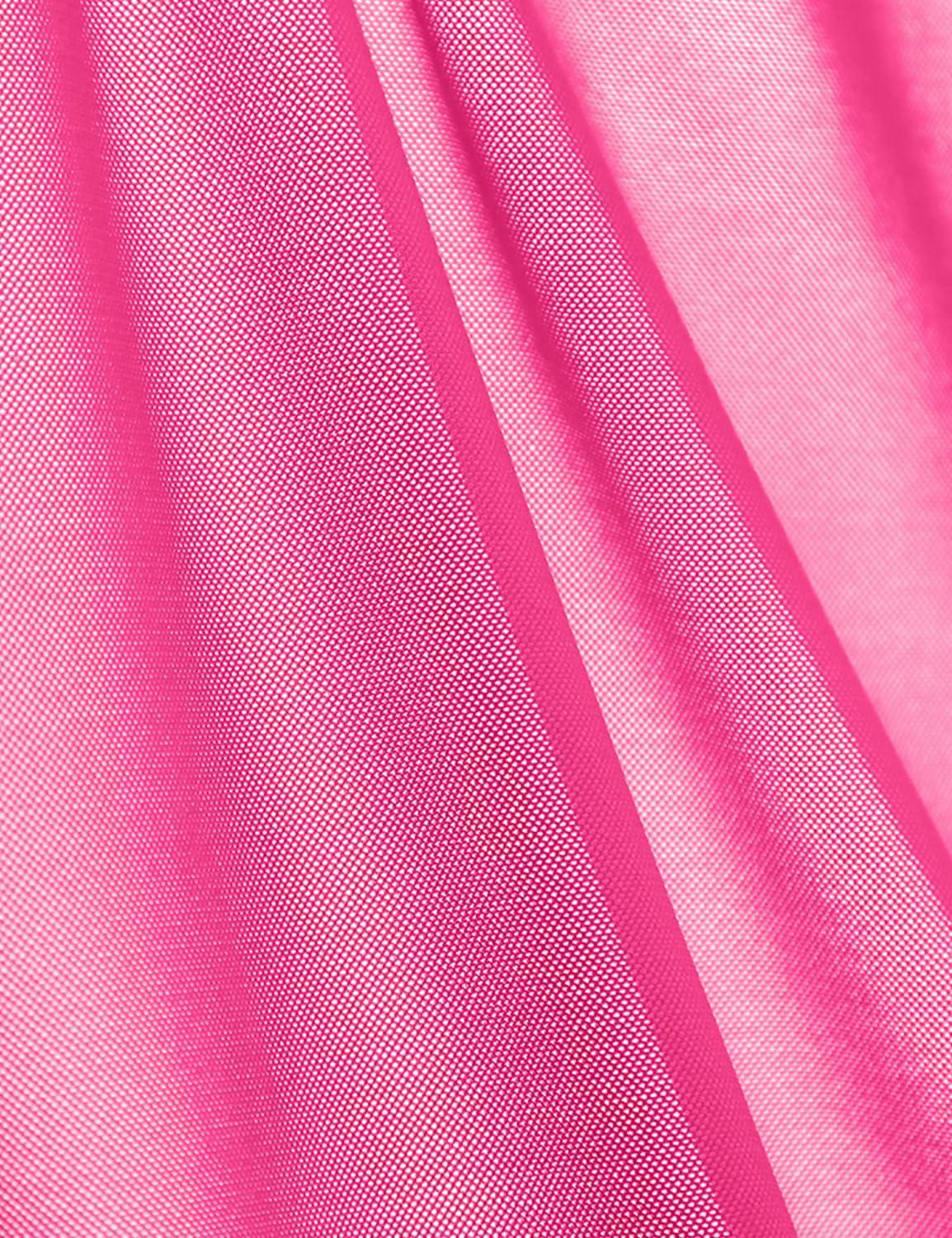 imageCRZ YOGA Mesh Maxi Cover Up Dress for Women Sleeveless Swim Bathing Suit Beach Coverups with Back SlitGranita Pink