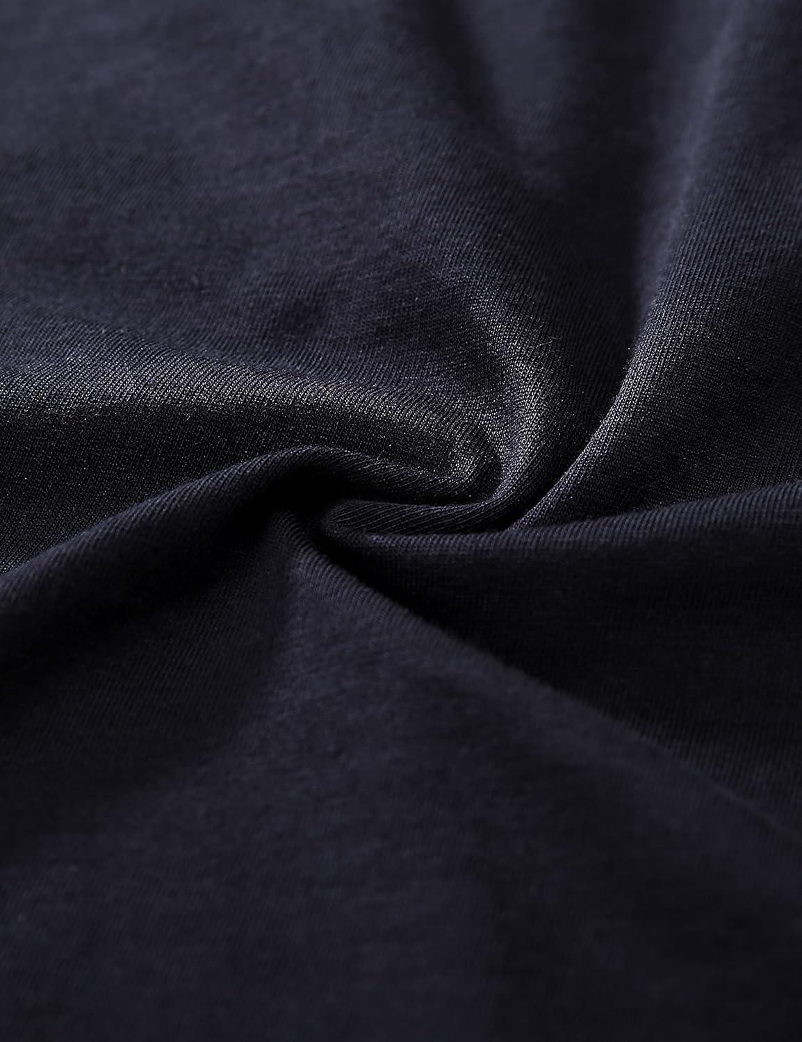 imageCRZ YOGA Pima Cotton Crewneck Long Sleeve Shirts for Women Workout Athletic Yoga Casual Tops Soft Plain TShirtNavy