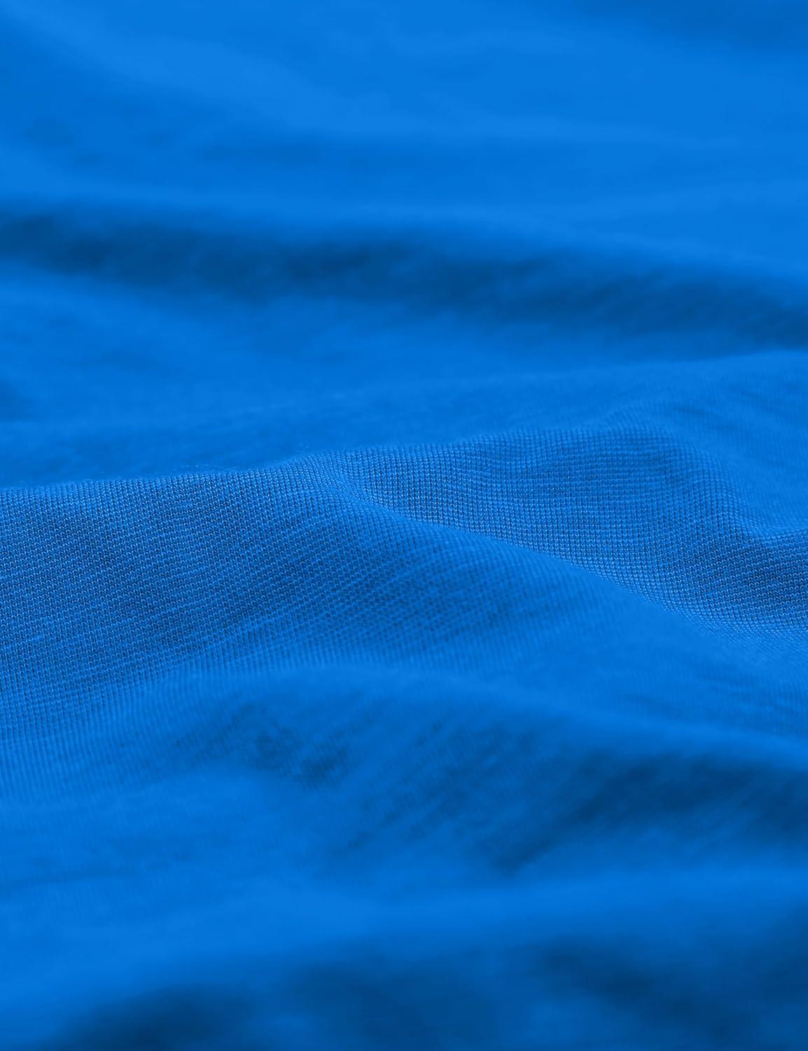 imageCRZ YOGA Pima Cotton Racerback Tank Tops for Women Workout Athletic Casual Soft Scoop Neck Sleeveless ShirtsSparkle Blue