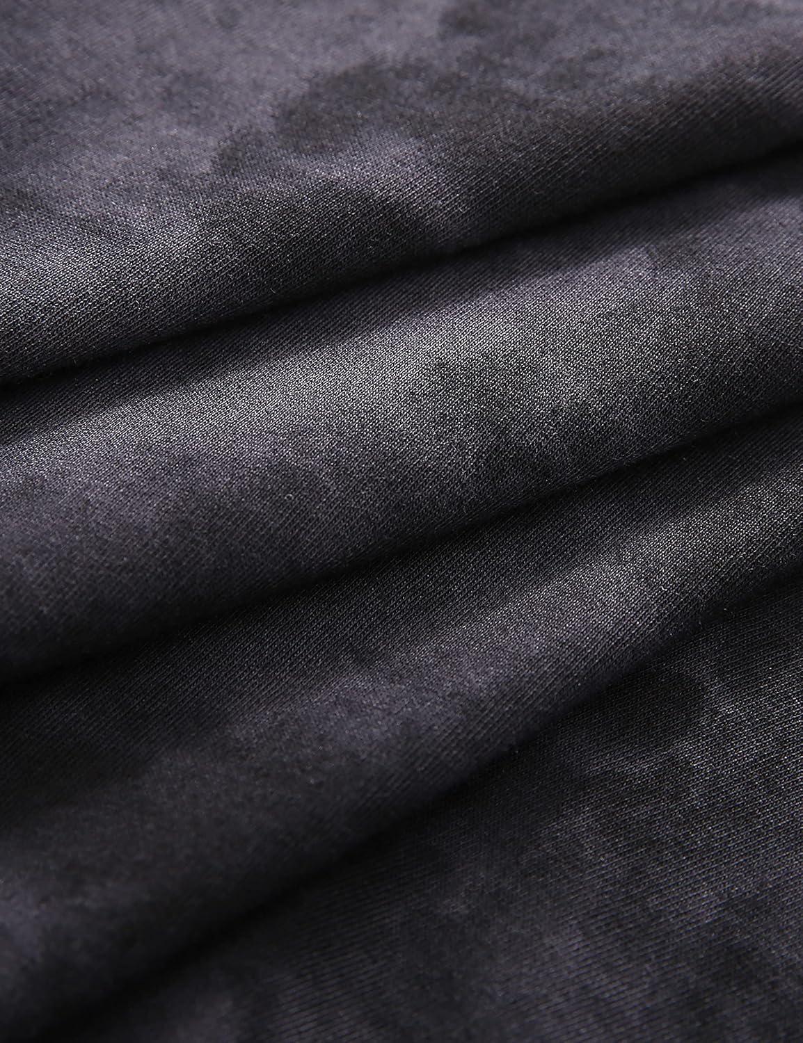 imageCRZ YOGA Pima Cotton Womens Short Sleeve Shirt Loose Casual Yoga TShirt Athletic Workout TopsTie Dye Smoke Ink