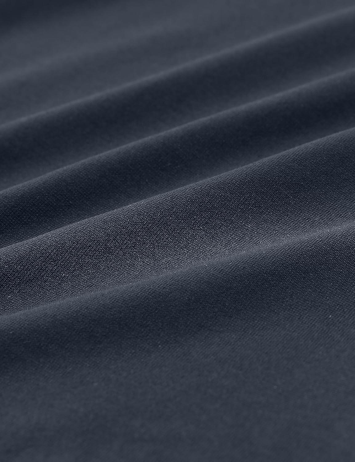 imageCRZ YOGA Seamless Crop Workout Tops for Women Athletic Running Gym Yoga Short Sleeve Shirts BasicTwilight Blue