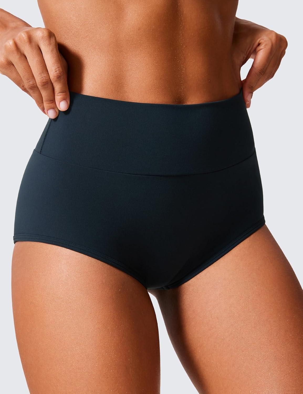 imageCRZ YOGA Secretsculpt Womens Butterlift Scrunch Butt Lifting Booty Shorts High Waisted Yoga Workout Dance Gym AthleticTrue Navy