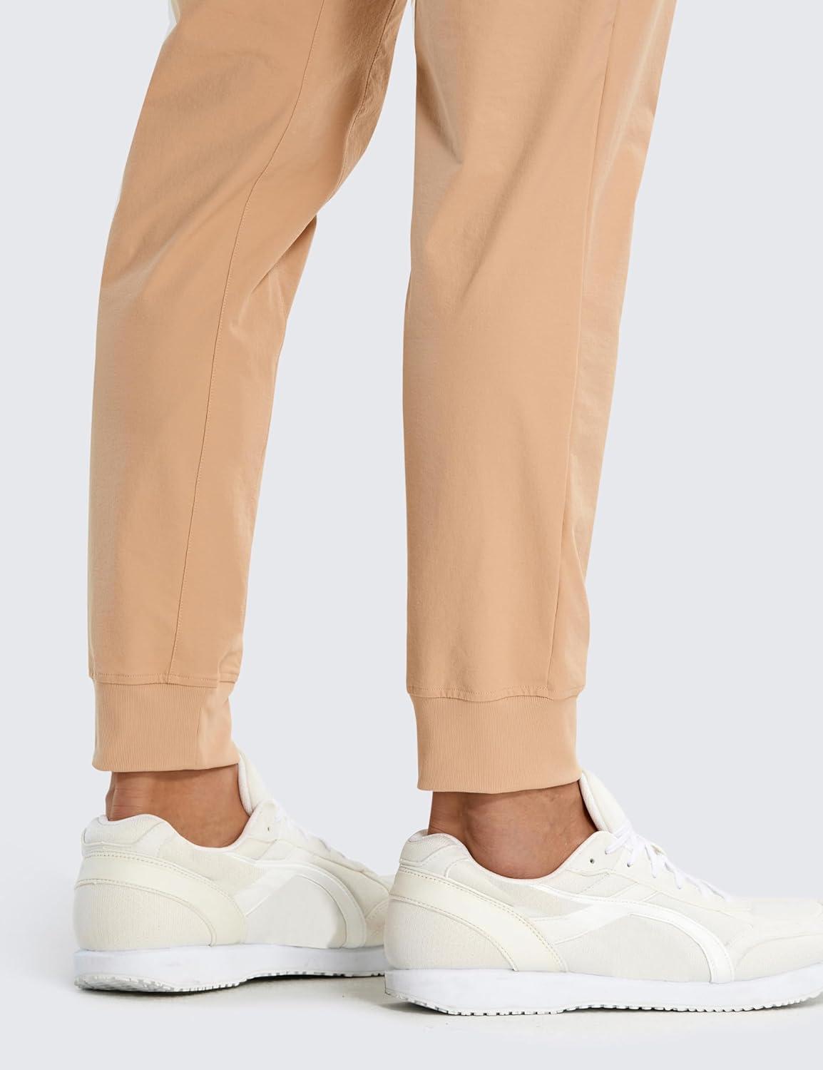 imageCRZ YOGA Stretch Workout Joggers for Men 29quot31quot Lightweight Water Resistant Outdoor Workout Pants with Zip PocketsGully