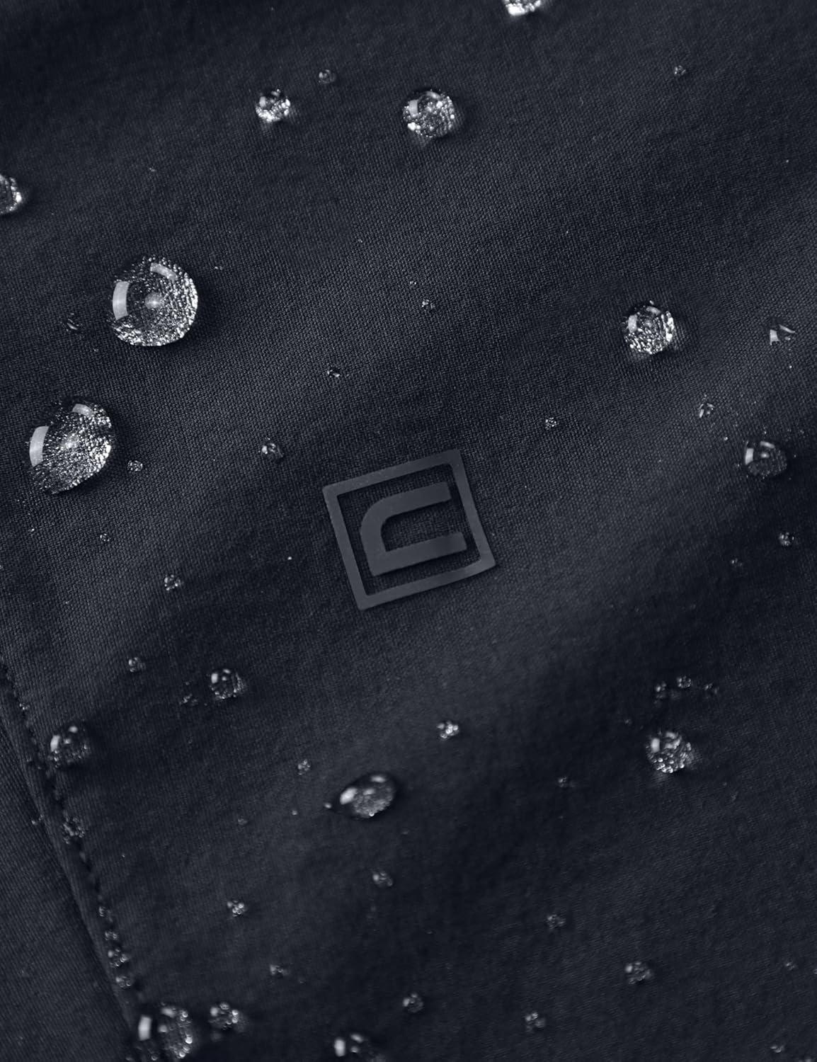 imageCRZ YOGA Stretch Workout Joggers for Men 29quot31quot Lightweight Water Resistant Outdoor Workout Pants with Zip PocketsTrue Navy