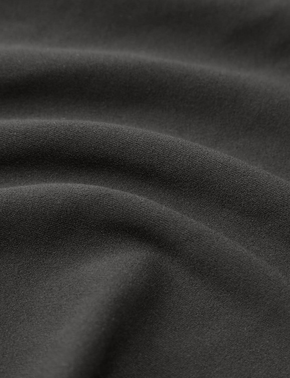 imageCRZ YOGA Womens Butterluxe Summer Sleeveless Midi Dresses Casual Work Cocktail Party Ruched Pencil BodyconBlack