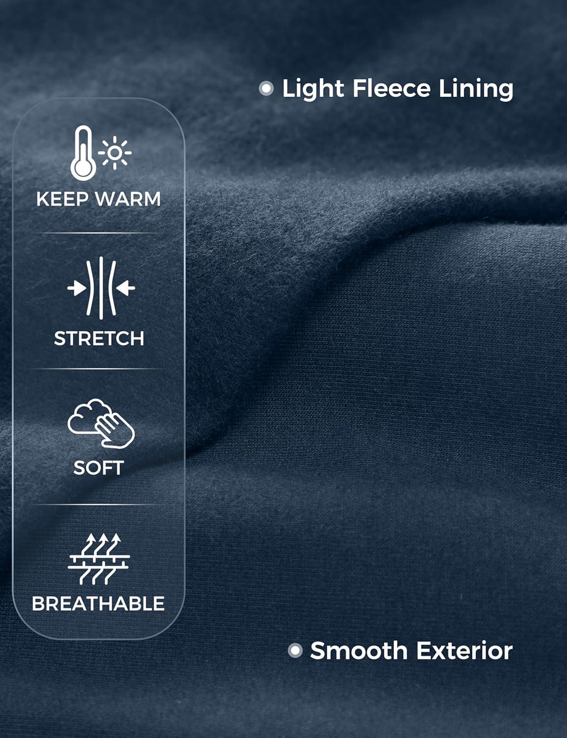 imageCRZ YOGA Womens Fleece Full Zip Hoodie Jackets Workout Hooded Zipper Basic Casual Sweatshirts with Thumb HolesInk Blue