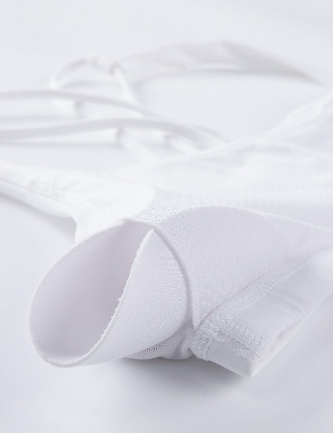 imageCRZ YOGA Womens Light Support Strappy Sports Bra Low Cut Wirefree Padded Yoga Cami Criss Cross BackWhite