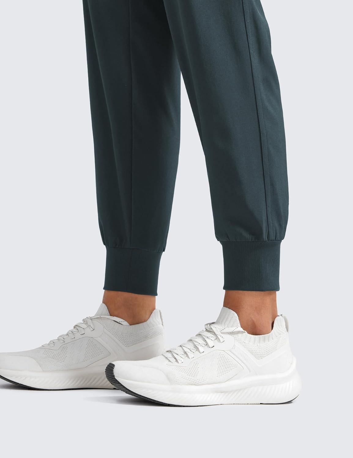 imageCRZ YOGA Womens Lightweight Workout Joggers 275quot Travel Casual Outdoor Running Athletic Track Hiking Pants with PocketsMelanite