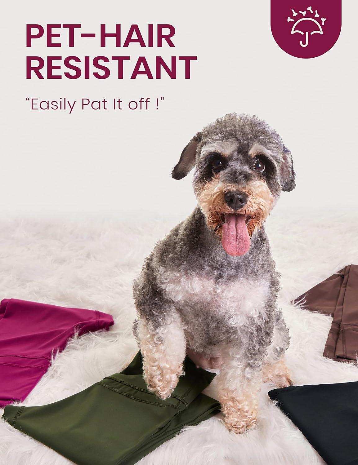 imageCRZ YOGA Womens Naked Feeling Biker Shorts with Pockets 6 High Waisted Yoga Gym Workout SpandexBlack