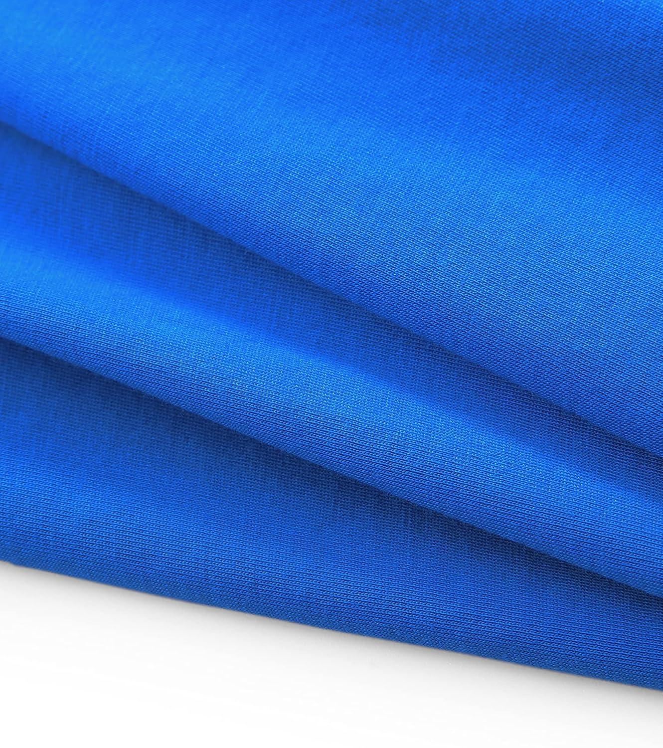 imageCRZ YOGA Womens Pima Cotton Short Sleeve Shirts Boat Neck Loose Fit Gym Workout TShirt Athletic Casual TopsStrong Blue