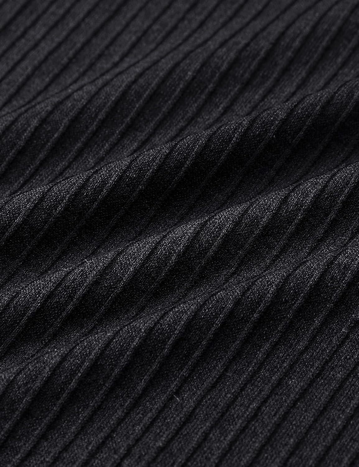 imageCRZ YOGA Womens Seamless Ribbed Racerback Tank Tops with Built in Bra Padded Scoop Neck Slimming Athletic Long CamisoleBlack