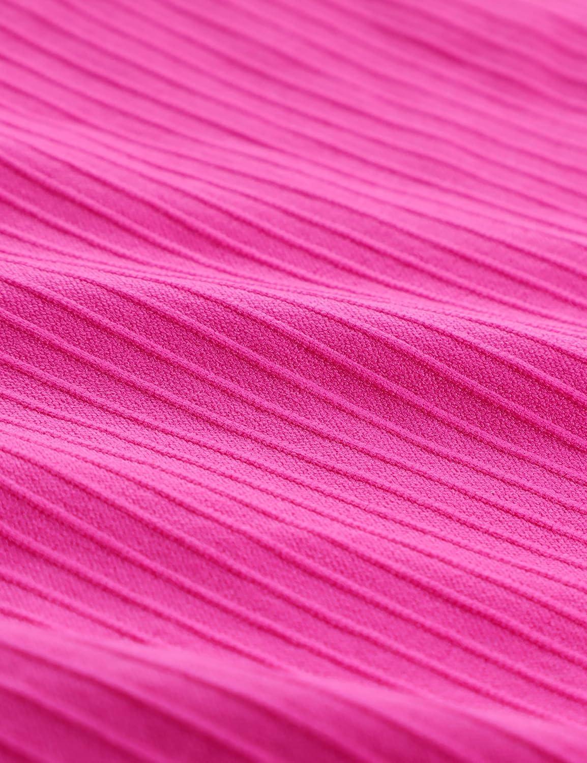 imageCRZ YOGA Womens Seamless Ribbed Racerback Tank Tops with Built in Bra Padded Scoop Neck Slimming Athletic Long CamisoleHibiscus Purple