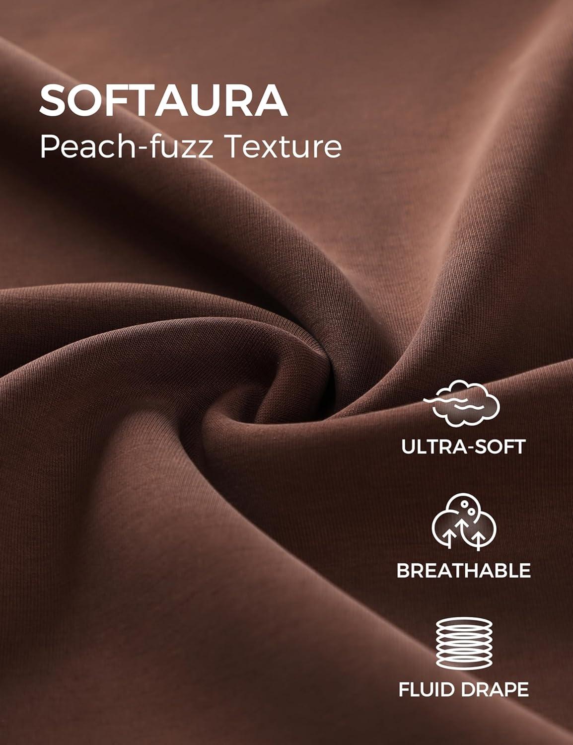 imageCRZ YOGA Womens SoftAura Full Zip Up Hoodie Workout Casual Hooded Sweatshirt Long Sleeve Athletic JacketCoffee Brown