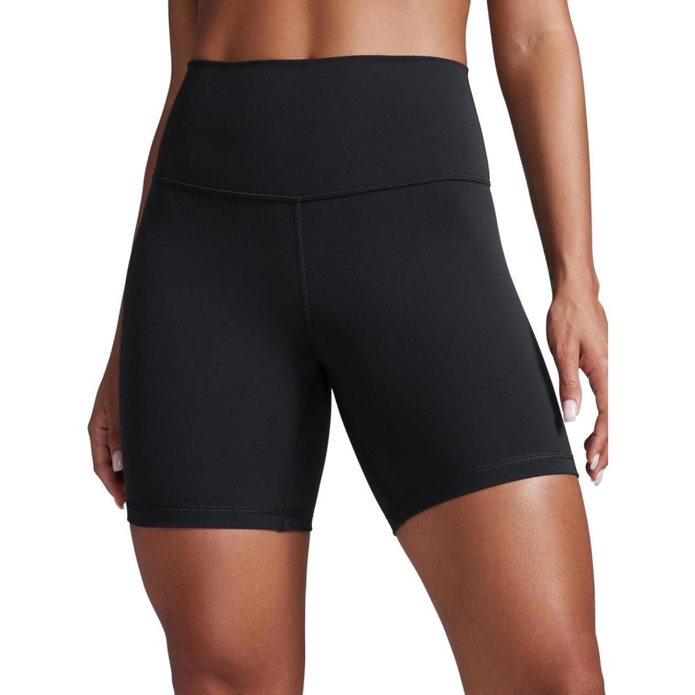 imageCRZ YOGA Butterbreeze Athletic Biker Shorts 6 High Waisted Workout Gym Volleyball Running Yoga Tummy Control WomensBlack