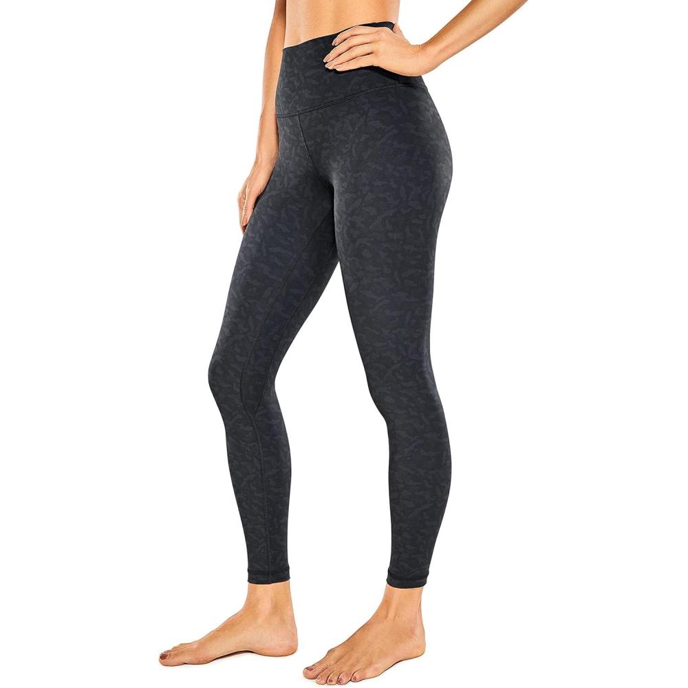 imageCRZ YOGA Women Naked Feeling Yoga Pants 25 Inches 78 High Waisted Workout LeggingsLeopard Multi 2