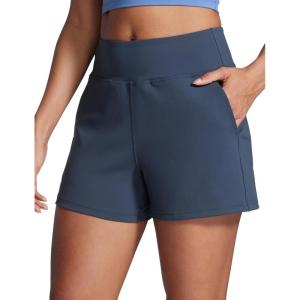 CRZ YOGA Butterbreeze Workout Shorts for Women Linerless High Waisted for Casual Athletic Gym Yoga with Pockets(Stelindigo)