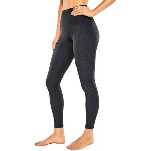 CRZ YOGA Women Naked Feeling Yoga Pants 25 Inches – 7/8 High Waisted Workout Leggings(Leopard Multi 2)