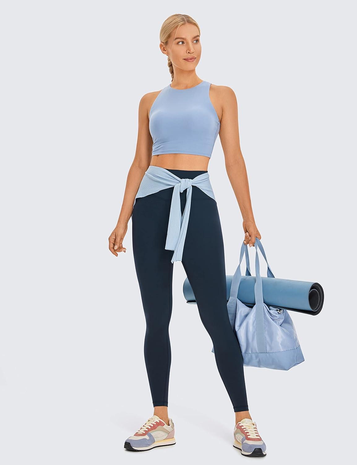 imageCRZ YOGA Butterluxe Yoga Leggings 28 High Waisted Womens Workout Lounge Pants Buttery SoftTwilight Blue