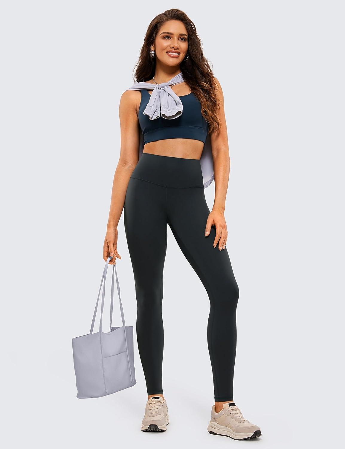 imageCRZ YOGA Butterluxe Yoga Leggings 31quot Extra Long High Waisted Workout Lounge Pants for Tall WomenMelanite