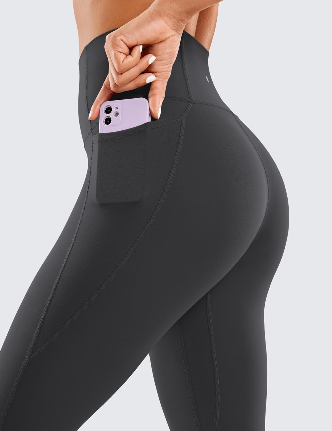image:imageCRZ YOGA Butterluxe Workout Leggings Pockets 31 High Waisted Athletic Gym Womens Yoga Pants for Tall WomenMysterious Grey